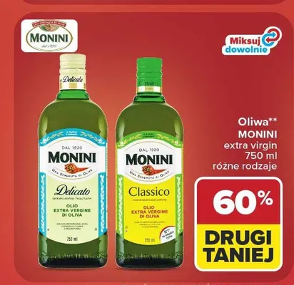 Oliwa extra virgin Monini Classico promocja w Carrefour