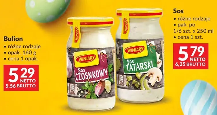 Sos różne rodzaje promocja w Makro