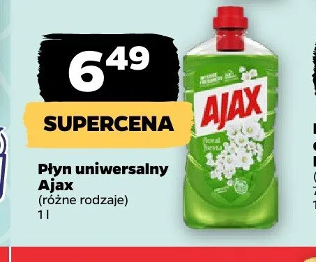 Płyn uniwersalny Ajax promocja w Netto