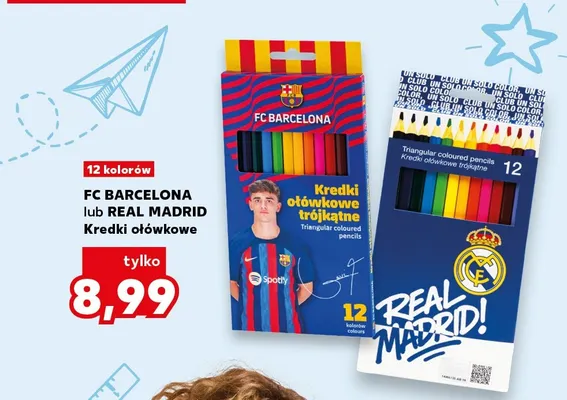 Kredki ołówkowe Real Madrid promocja w Kaufland
