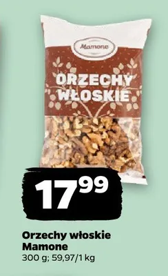 Orzechy włoskie Mamone promocja w Netto