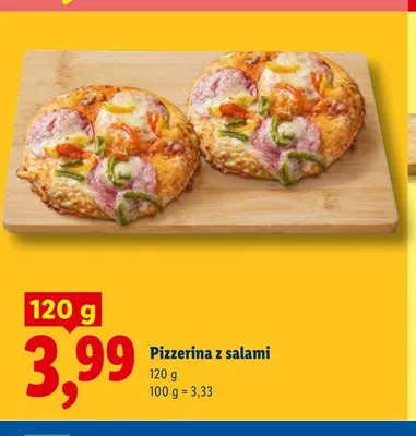 Pizzerina z salami promocja w Lidl
