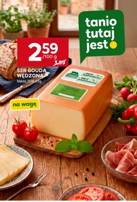 Ser Gouda wędzona Maluta promocja w Stokrotka