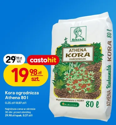 Kora ogrodnicza Athena 80 l promocja w Castorama