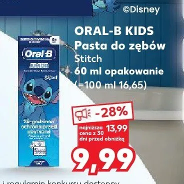 Pasta do zębów Oral-b promocja w Kaufland