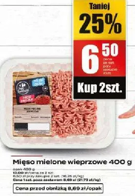 Mięso mielone wieprzowe promocja w Supeco
