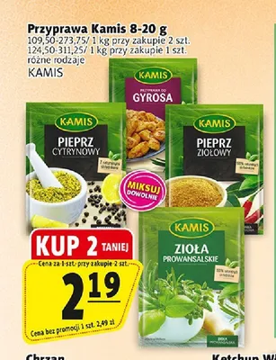 Zioła prowansalskie Kamis promocja w Prim Market