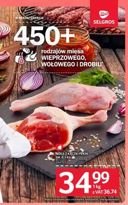 Noga z kaczki Pekin promocja w Selgros