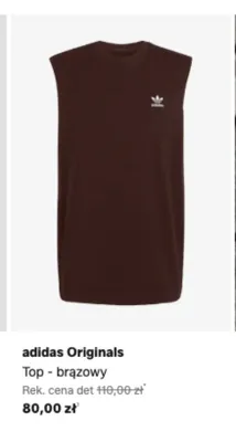Top adidas Originals brązowy promocja w Lounge by Zalando