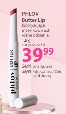 Koloryzujące masełko do ust, różne odcienie Butter Lip promocja w Hebe
