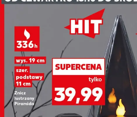 Znicz lustrzany Piramida promocja w Kaufland