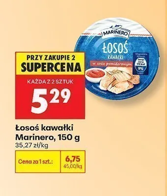 Łosoś kawałki Marinero promocja w Biedronka