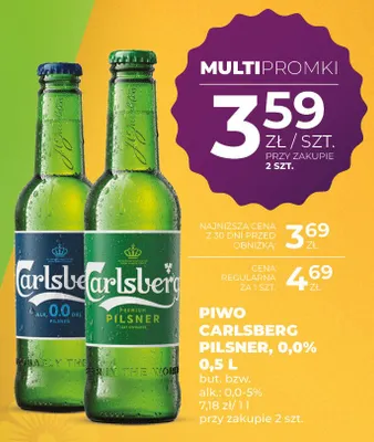 Piwo Carlsberg pilsner promocja w Duży Ben