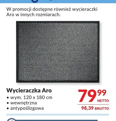 Wycieraczka Aro 120x180 cm promocja w Makro