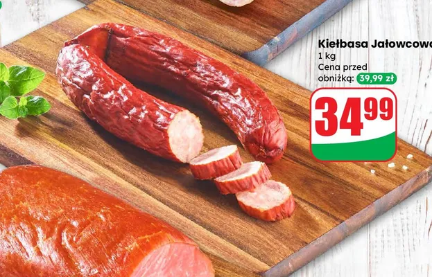 Kiełbasa jałowcowa promocja w Dino