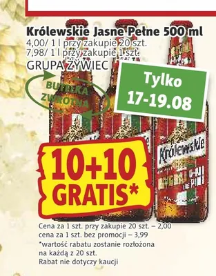 Piwo Królewskie promocja w Prim Market
