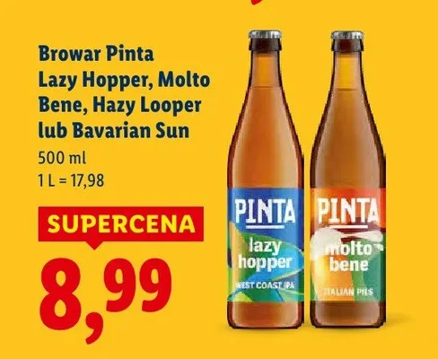 Piwo Hazy Looper  promocja w Lidl