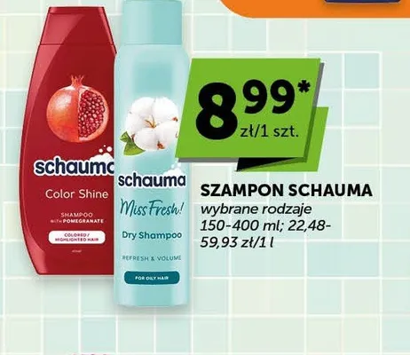 Suchy szampon Schauma Miss Fresh! promocja w ABC