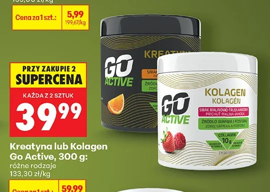Kreatyna Go Active promocja w Biedronka