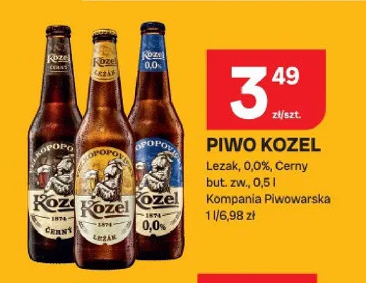 Piwo Kozel Lezak promocja w Chorten