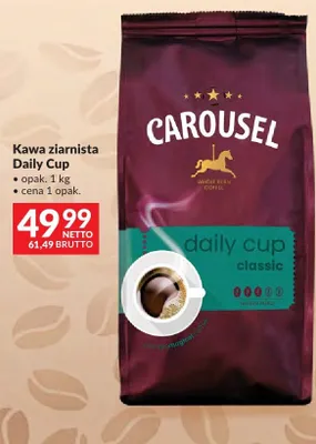 Kawa ziarnista Carousel Daily Cup promocja w Makro