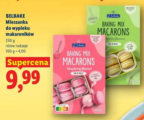 Mieszanka do wypieku makaroników, różne rodzaje promocja w Lidl