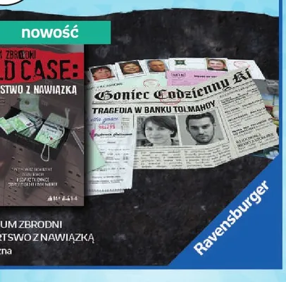 Gra logiczna Archiwum Zbrodni Morderstwo z nawiązką promocja w Empik