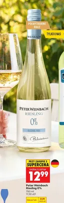 Wino Riesling 0% promocja w Biedronka