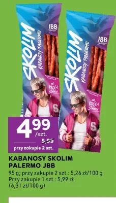 Kabanosy Skolim Palermo JBB Bałdyga promocja w Stokrotka