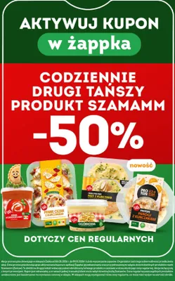 Makaron Penne Cezar z kurczakiem Szamamm promocja w Żabka