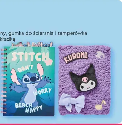 Notes na spirali lub z futerkową okładką promocja w Biedronka