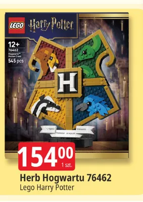 Klocki Lego Harry Potter Herb Hogwartu 76462 promocja w Leclerc