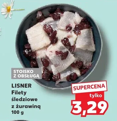 Filety śledziowe z żurawiną promocja w Kaufland