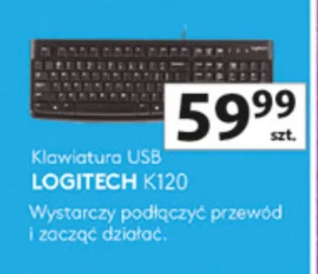 Klawiatura USB K120 promocja w Auchan