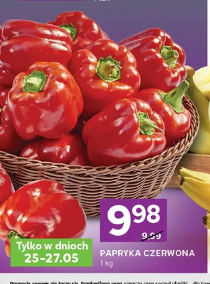Papryka czerwona promocja w Stokrotka
