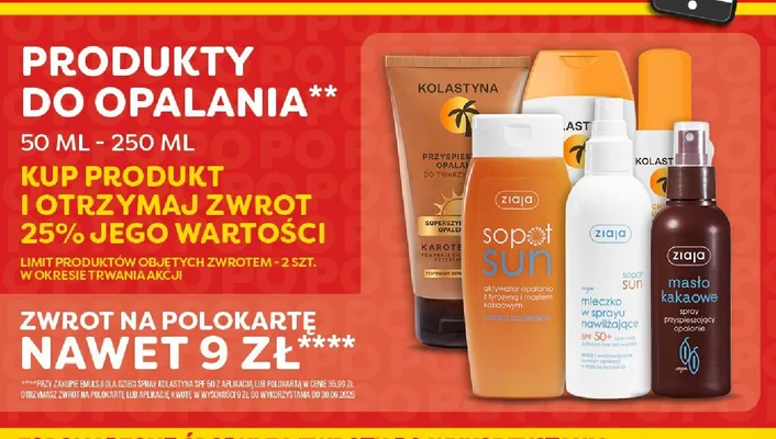 Mleczko w sprayu nawilżające Ziaja Sopot Sun SPF 50+ promocja w POLOmarket