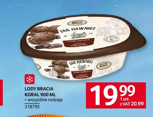 Lody Bracia Koral promocja w Selgros