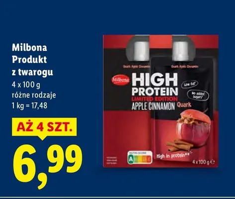 Produkt z twarogu różne rodzaje promocja w Lidl