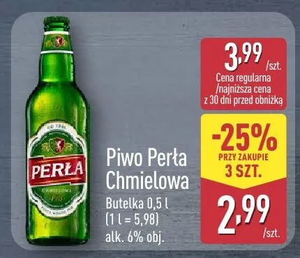 Piwo Chmielowa promocja w Aldi