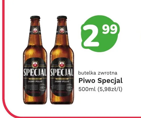 Piwo Specjal Jasny Pełny promocja w Limonka