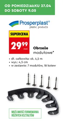 Obrzeże modułowe promocja w Biedronka