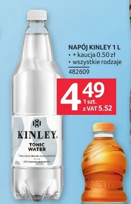 Napój gazowany Kinley promocja w Selgros