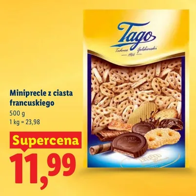 Miniprecle z ciasta francuskiego promocja w Lidl