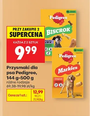 Przysmaki dla psa Pedigree promocja w Biedronka