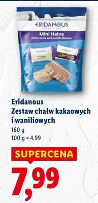 Chałwa Eridanous Zestaw chałw kakaowych i waniliowych promocja w Lidl