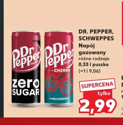 Napój gazowany Schweppes promocja w Kaufland