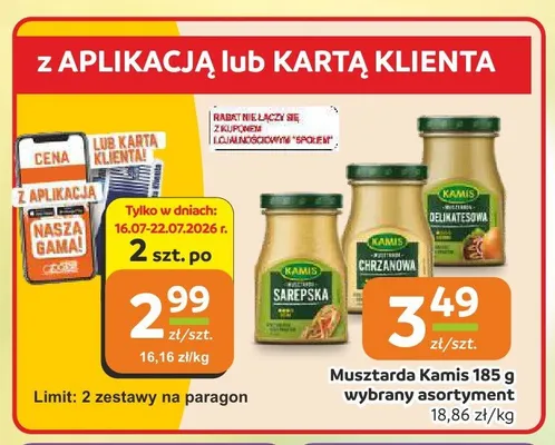 Musztarda Sarepska Kamis promocja w Społem Częstochowa
