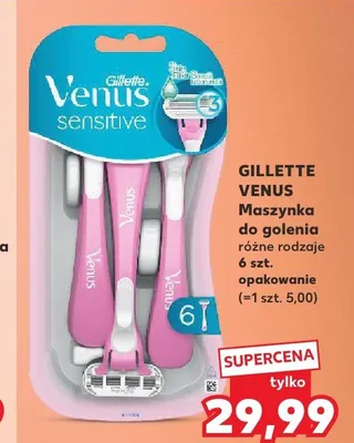 Maszynka do golenia Gillette sensor 3 promocja w Kaufland