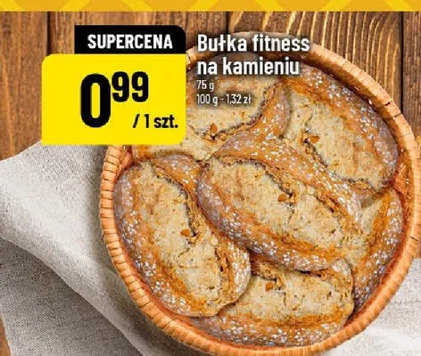 Bułka fitness na kamieniu promocja w POLOmarket