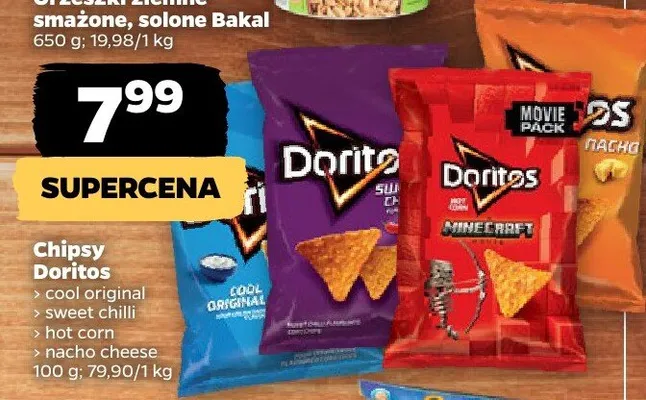 Orzeszki ziemne smażone solone Bakal promocja w Netto
